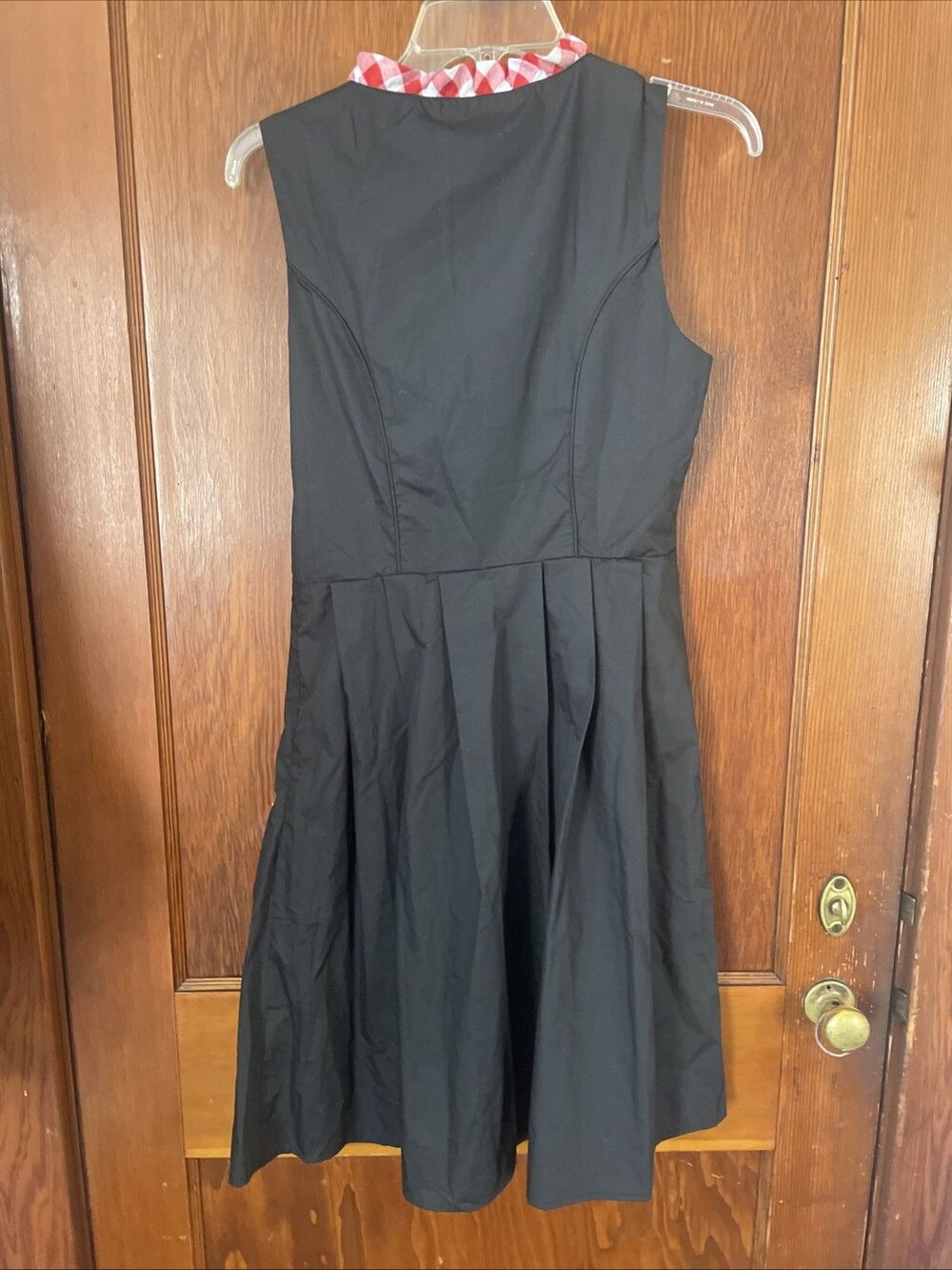 Scarlet Darkness Black Fit Flare Floral Embroidered Lace Metal Accents S NWT - Picture 6 of 6